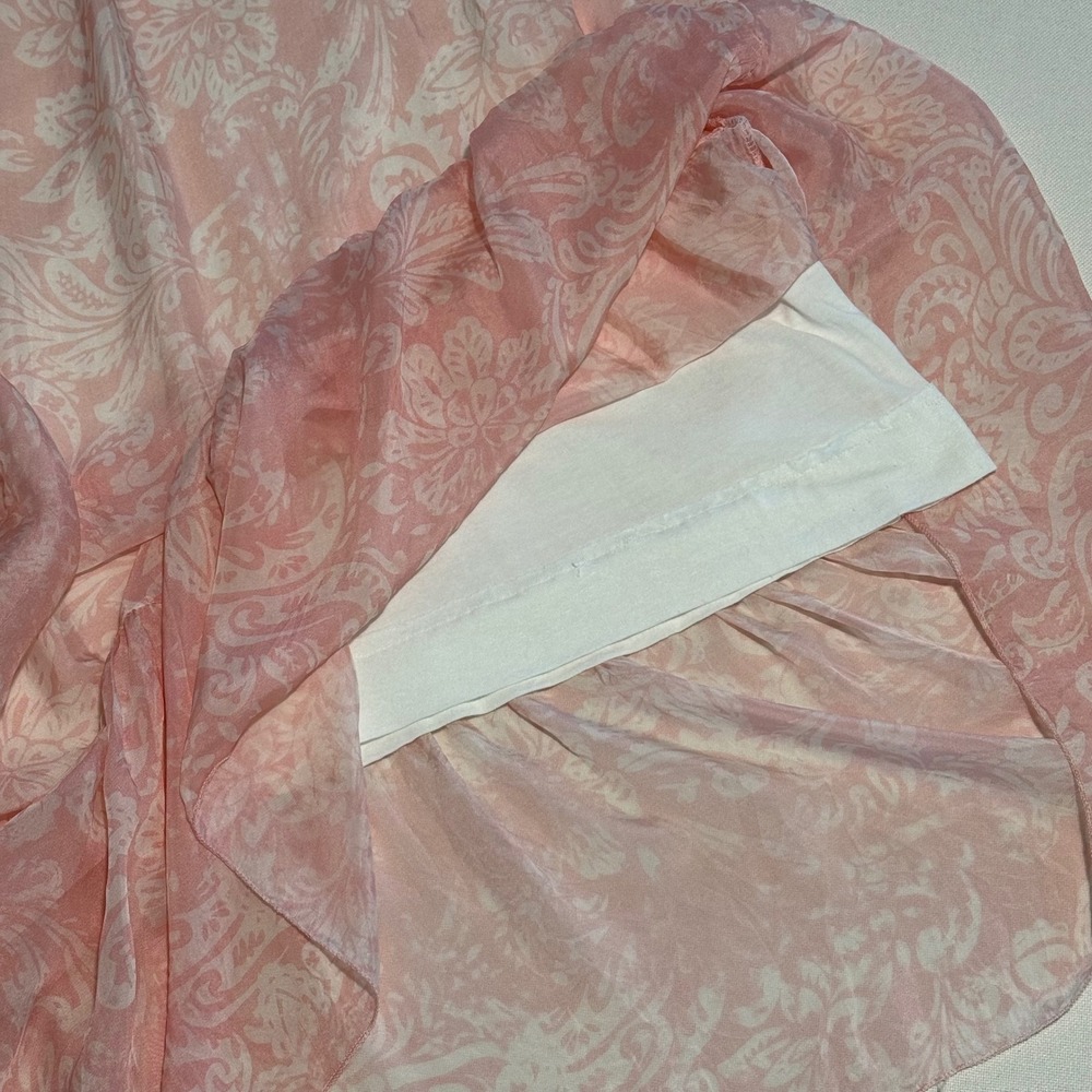 Rosemarine Womens Halter Midi Dress Size S Pink Paisley Flowy Kentucky Derby - Picture 3 of 6